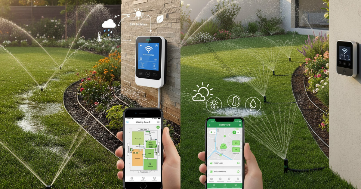Smart Irrigation Controllers for Efficient Lawn & Garden Watering