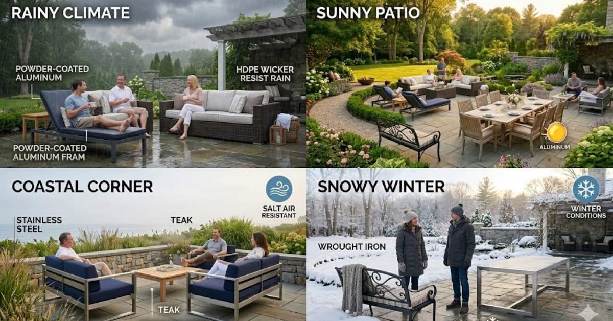 Best Outdoor Furniture Materials for Weather & Durability