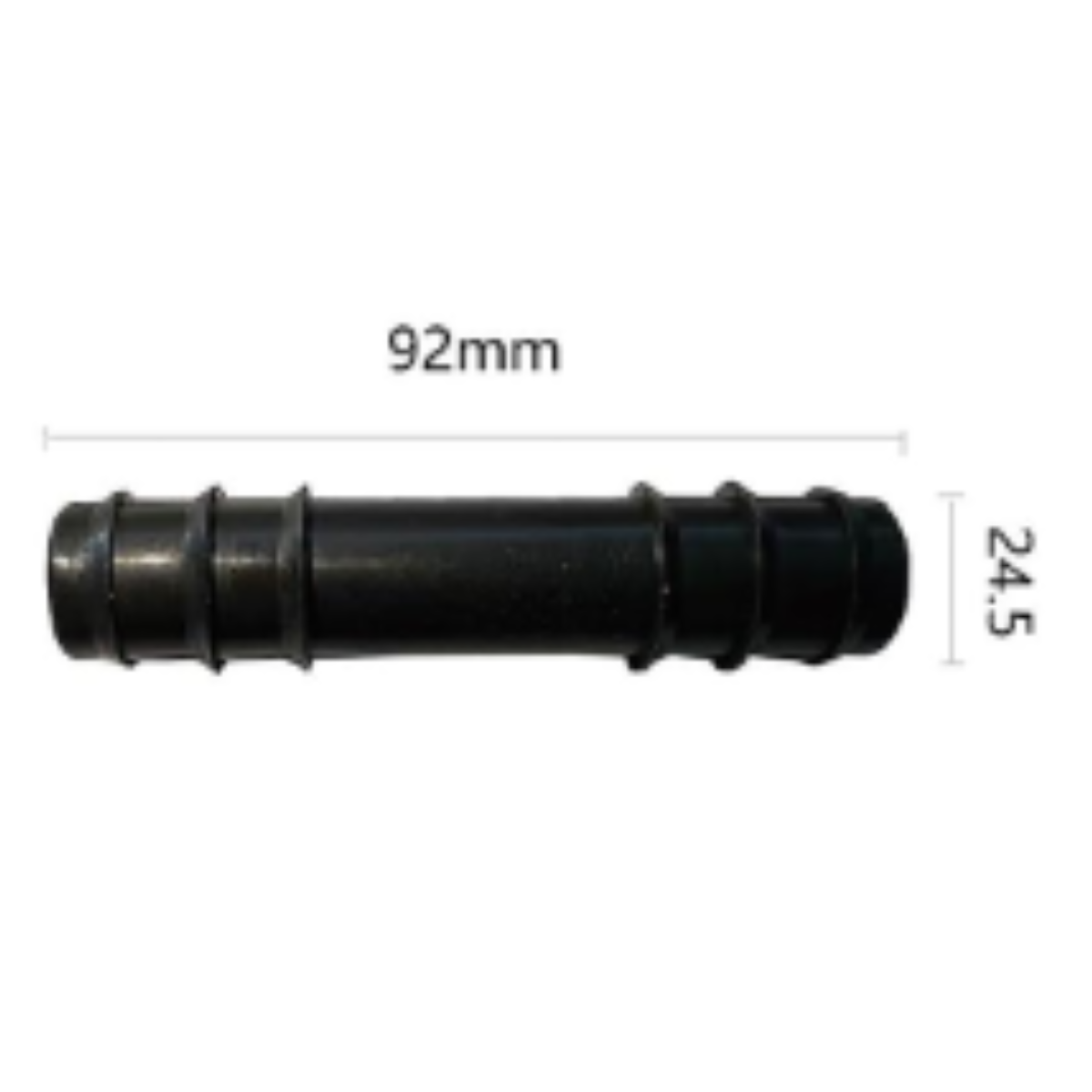 25mm Barbed Straight Socket Joiner (承插直接 - pipe fittings) Drip Irrigation Fitting