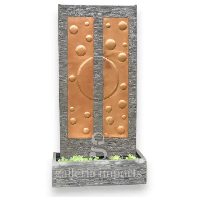 Bubble Copper Wall Fountain