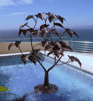 New Catalpa Fountain for Private Garden, Mallorca